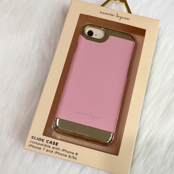 🆕 Nanette Lepore Pink/Gold iPhone Case - Picture 2 of 6